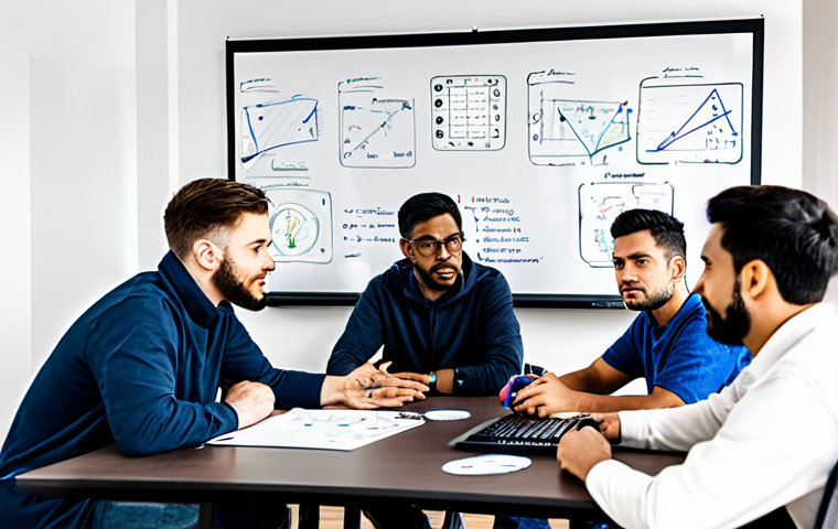 Strategy Meeting**

"A diverse team of professional gamers, fully clothed in modest gaming attire, gathered around a table discussing strategy. Whiteboard in the background with game diagrams. Bright, well-lit room. Safe for work, appropriate content, professional setting, perfect anatomy, natural proportions, well-formed hands, proper finger count, family-friendly."

**